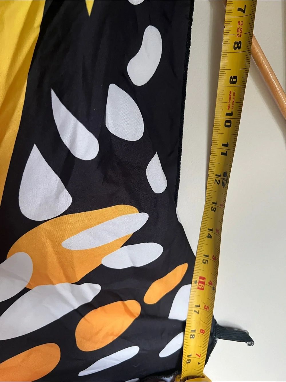 Kids Preteen Monarch Butterfly wings in Orange and Yellow